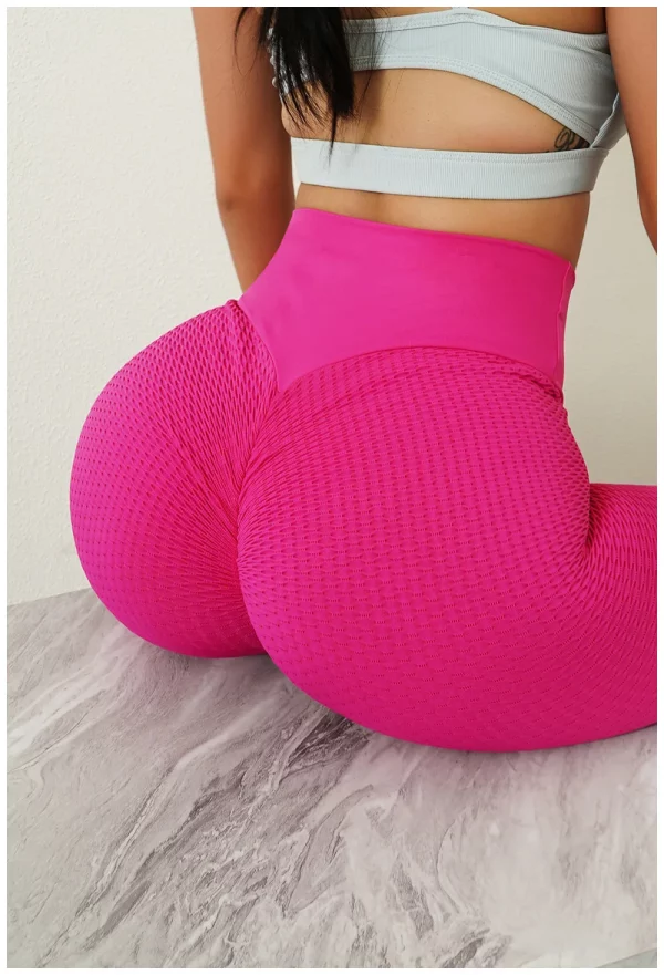 New Tendency Butt Lifting Anti-Cellulite Sexy Leggings for Women | High Waisted Yoga Pants Workout Tummy Control Sport Tights Honeycomb Texture | Butt Lifting Leggings for Women Tummy Control | Tiktok Workout Yoga Pants High Waisted Scrunch Booty Gym Tights