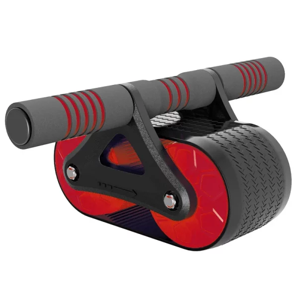 Automatic Rebound Abdominal Wheel | Double Round Ab Roller Wheel Exercise Equipment | Domestic Abdominal Exerciser | Ab Roller For Abs Workout | Beginners And Advanced Abdominal Core Strength Training | Automatic Rebound Exercise Ab Wheel Roller | Fitness Abdominal Muscle Trainer 2 Wheels With Knee Mat | Automatic Rebound Abdominal Wheel