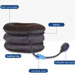 Cervical Neck Traction Device For Instant Neck Pain Relief | Pinched Nerve Neck Stretcher For Home Pain Treatment | Neck Traction Device Neck And Shoulder Massager Massage Pillow