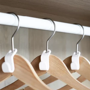 10 PCS Clothes Hanger Connector Hooks | Hanger Connector Hooks | Cascading Clothes Hangers For Heavy Duty Space Saving | Hanger Extender Clips