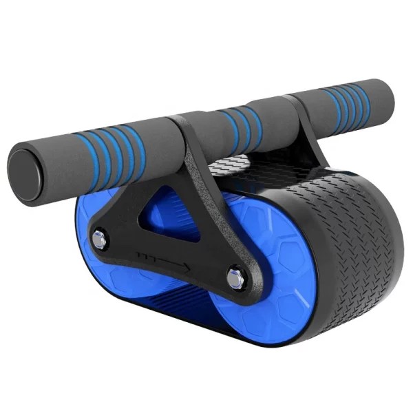 Automatic Rebound Abdominal Wheel | Double Round Ab Roller Wheel Exercise Equipment | Domestic Abdominal Exerciser | Ab Roller For Abs Workout | Beginners And Advanced Abdominal Core Strength Training | Automatic Rebound Exercise Ab Wheel Roller | Fitness Abdominal Muscle Trainer 2 Wheels With Knee Mat | Automatic Rebound Abdominal Wheel