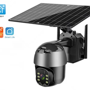 3G/4G LTE Outdoor Solar Powered Cellular Security Camera Wireless | Pan Tilt 360°View Spotlight | 1080P Night Vision 2 Way Talk, PIR Motion Sensor | 4MP WIFI Security Camera 6W Solar CCTV Video Surveillance Camera | 4G Sim Card Slot Audio PTZ Wireless IP Camera Outdoor